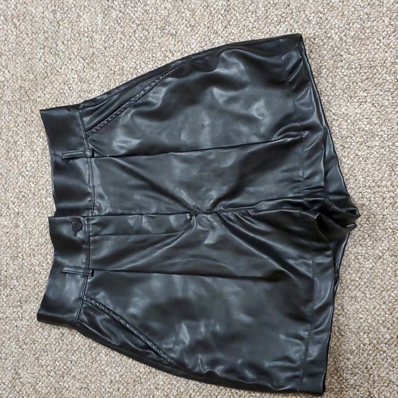 Lichi faux leather shorts. NWOT - Picture 1 of 9